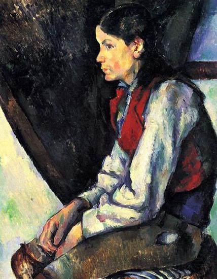 Paul Cezanne Knabe mit roter Weste